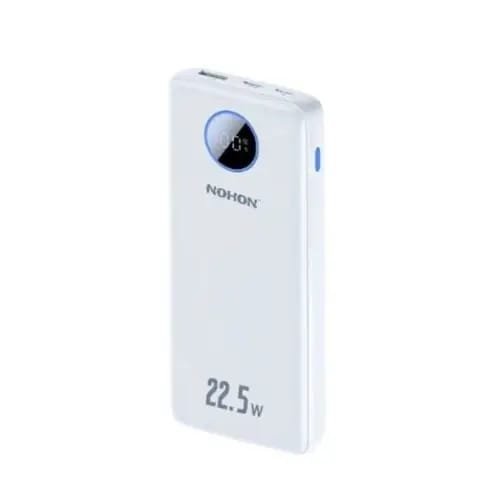 NOHON 10000mAh Power Bank | 22.5W Fast Charging | PD 3.0 + QC 3.0 | Digital LED Display | Slim Portable Charger